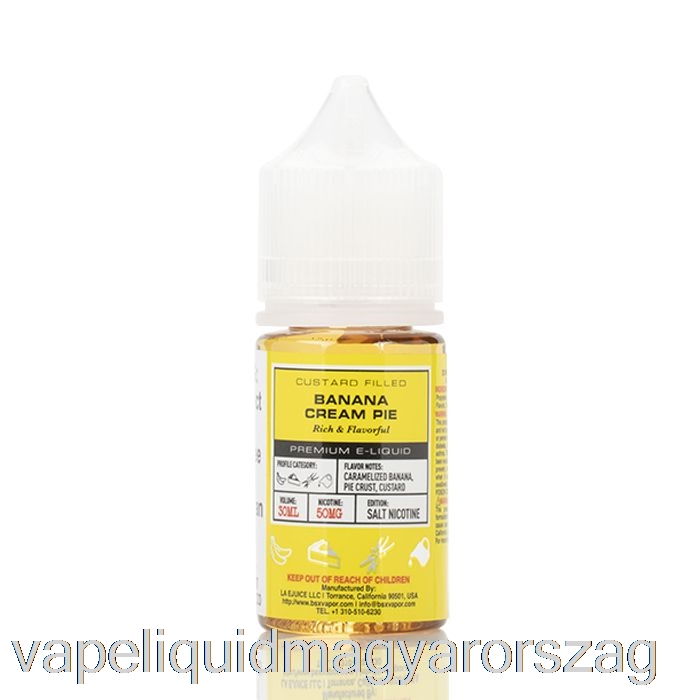 Banánkrémes Pite - Bsx Só Sorozat - 30ml 30mg Vape Toll